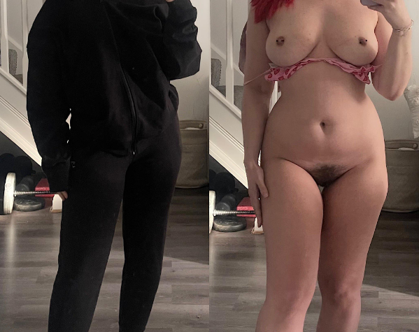 On/off posts are my favourite. I love showing what people see when I’m out VS what’s hiding underneath!